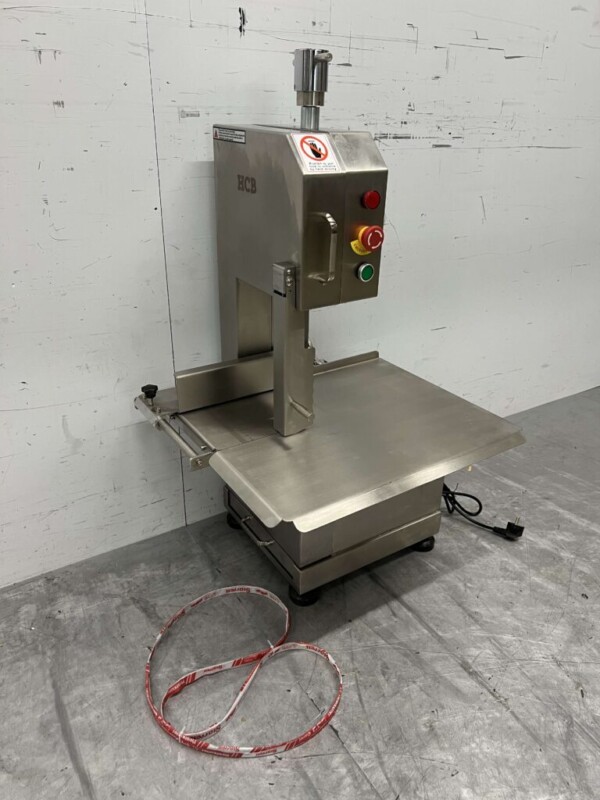 RVS Lintzaag beenderzaag Kantelbare tafel 1650 mm 230V Slagerij Horeca - Afbeelding 3