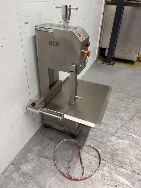 RVS Lintzaag beenderzaag Kantelbare tafel 1650 mm 230V Slagerij Horeca - Afbeelding 4