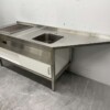 RVS Grillplaat Bakplaat Gladde bakplaat met Trespa onderstel 230 cm 400V Horeca - Afbeelding 2