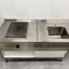 RVS Grillplaat Bakplaat Gladde bakplaat met Trespa onderstel 230 cm 400V Horeca - Afbeelding 4