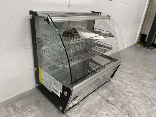 RVS Combisteel Warmhoudvitrine Warmtevitrine 100 liter 230V Horeca - Afbeelding 3