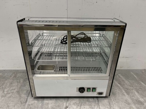 RVS Combisteel Warmhoudvitrine Warmtevitrine 100 liter 230V Horeca - Afbeelding 4