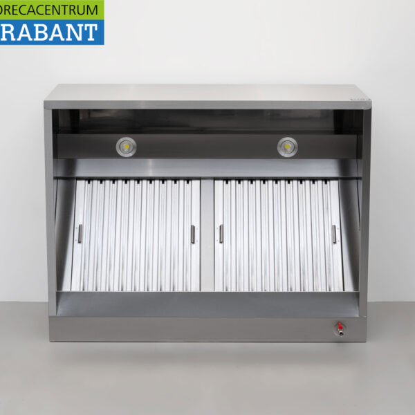 HCB RVS Afzuigkap Dampkap met lamellen filters Premium-line 120 cm Box model Horeca