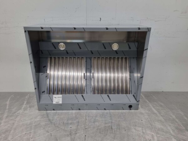 RVS Afzuigkap Dampkap met lamellen filters Premium-line 120 cm Box model Horeca