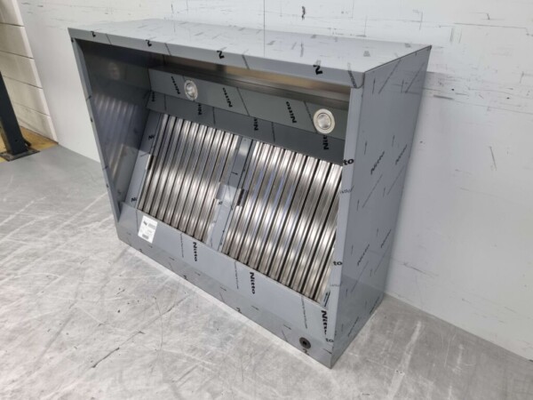 RVS Afzuigkap Dampkap met lamellen filters Premium-line 120 cm Box model Horeca - Afbeelding 2