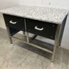RVS Composiet Snijtafel Werktafel 120 cm Horeca Slagerij - Afbeelding 2