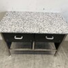 RVS Composiet Snijtafel Werktafel 120 cm Horeca Slagerij - Afbeelding 4