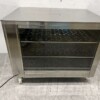 RVS Warmhoudkast Warmtekast voor gegrilde kippen 2 x 2 glazen schuifdeuren 110 cm Horeca - Afbeelding 5