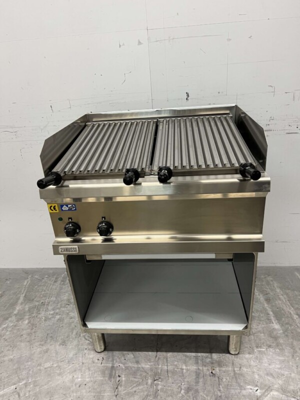 RVS Zanussi Grill Grillplaat 70 cm 400V Horeca