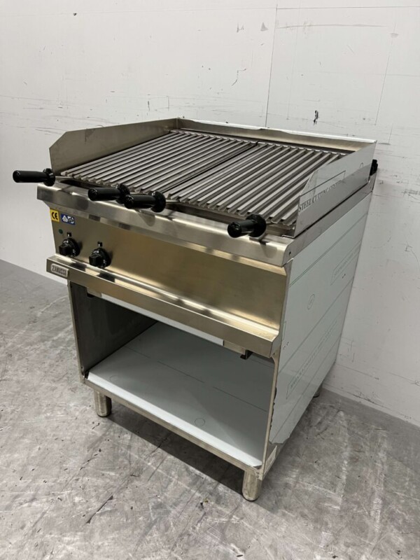 RVS Zanussi Grill Grillplaat 70 cm 400V Horeca - Afbeelding 3