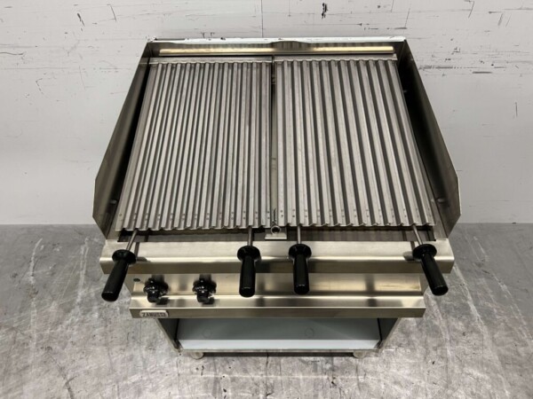 RVS Zanussi Grill Grillplaat 70 cm 400V Horeca - Afbeelding 4