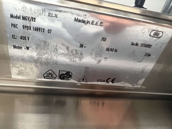 RVS Zanussi Grill Grillplaat 70 cm 400V Horeca - Afbeelding 6