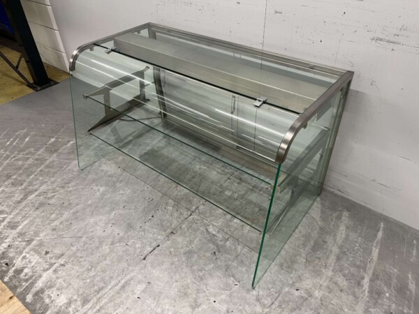 Glazen kap Buffet glas met verlichting 122 cm 230V Horeca - Afbeelding 3