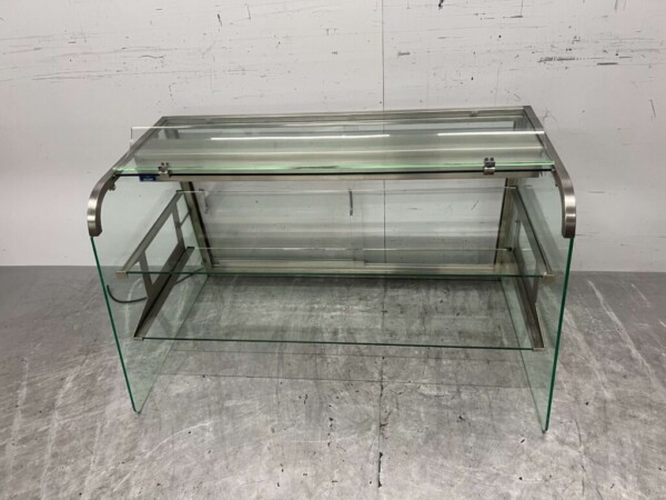 Glazen kap Buffet glas met verlichting 122 cm 230V Horeca - Afbeelding 4