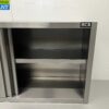 RVS Wandkast Kast Premium-line 2 Schuifdeuren 140 cm Horeca - Afbeelding 5