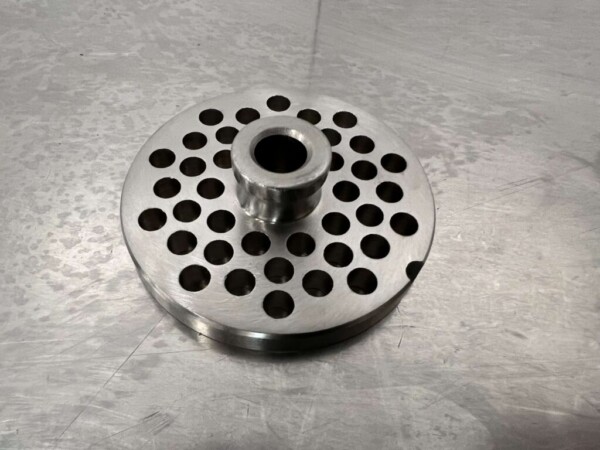 RVS Plaat voor gehaktmolen maat 10/12 6 mm 230V Slagerij Horeca