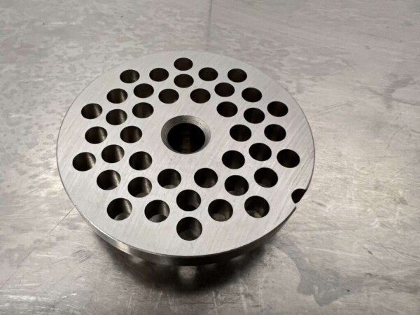RVS Plaat voor gehaktmolen maat 10/12 6 mm 230V Slagerij Horeca - Afbeelding 2