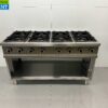 RVS  8 pits gasfornuis fornuis 700 Series 146 cm 48 kW Horeca