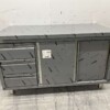 RVS Werkkast Kast Werktafel Premium-line 2 schuifdeuren en 3 laden 140 cm Horeca