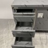 RVS Werkkast Kast Werktafel Premium-line 2 schuifdeuren en 3 laden 140 cm Horeca - Afbeelding 5