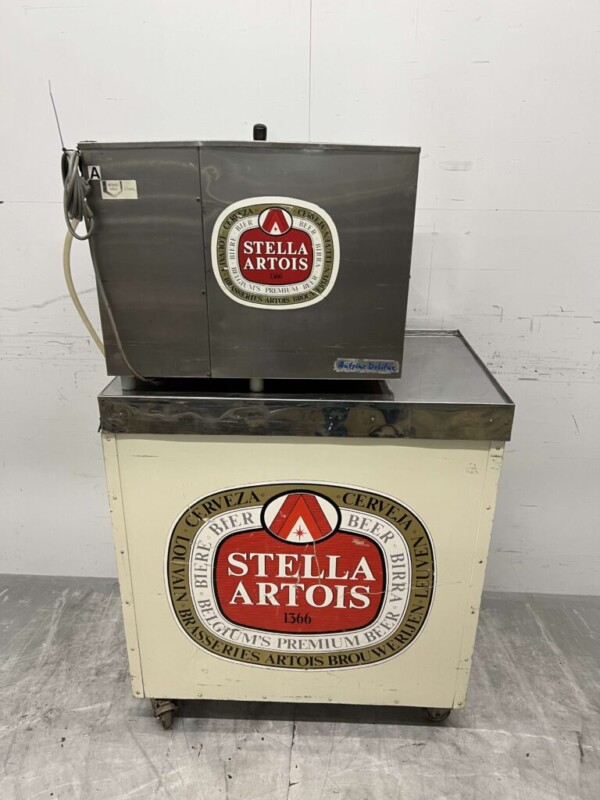 Verrijdbare bar met Antoine bierkoeler, lekblad en tapkraan 88 cm 230V Horeca