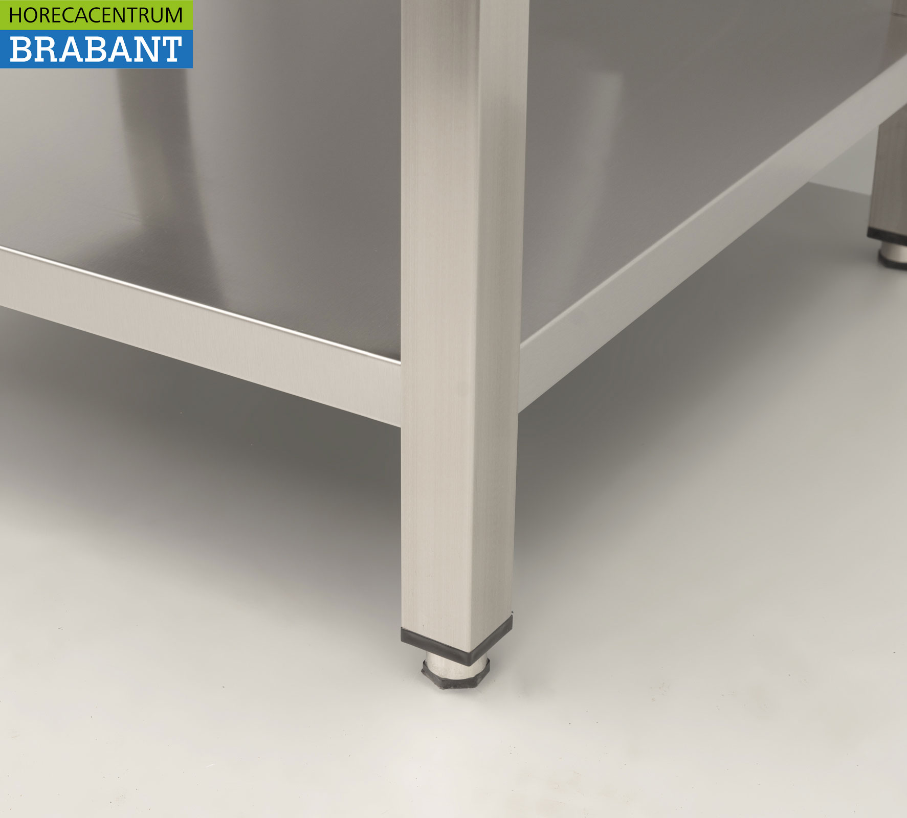 RVS Spoeltafel Spoelbak Premium-line 70 x 70 cm Gelast model Horeca - Afbeelding 7