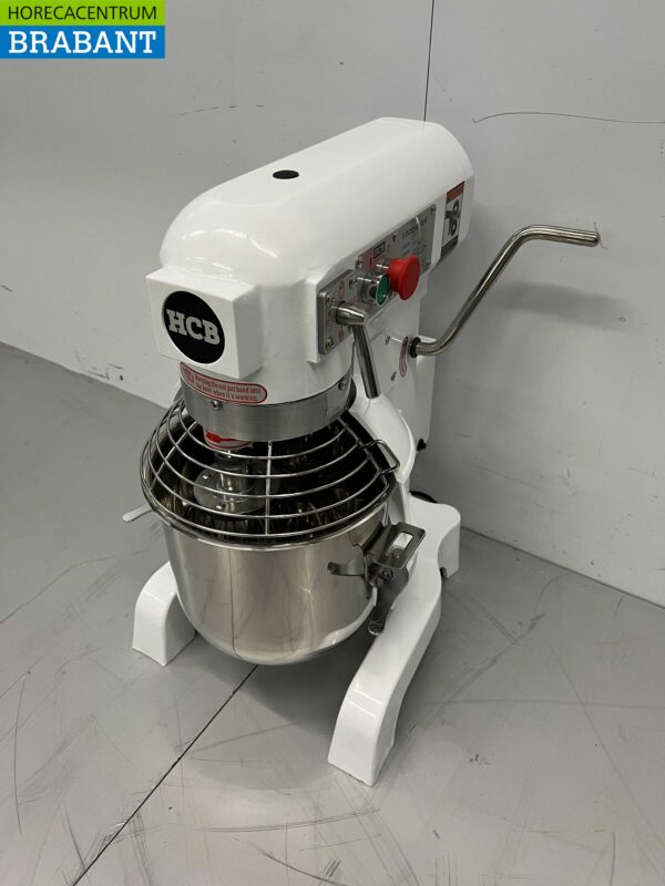RVS HCB Planeetmenger Menger RVS kuip 10 liter 230V Bakkerij Horeca - Afbeelding 2
