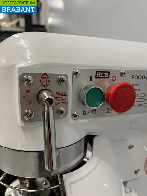 RVS HCB Planeetmenger Menger RVS kuip 10 liter 230V Bakkerij Horeca - Afbeelding 6