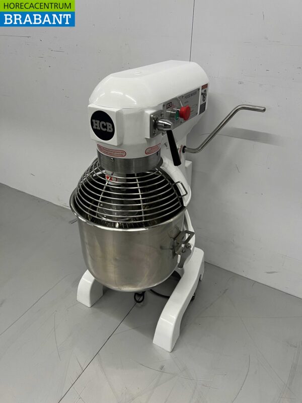 RVS HCB Planeetmenger Menger RVS kuip 30 liter 230V Bakkerij Horeca - Afbeelding 2
