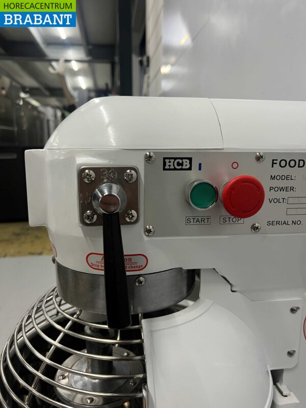 RVS HCB Planeetmenger Menger RVS kuip 30 liter 230V Bakkerij Horeca - Afbeelding 6