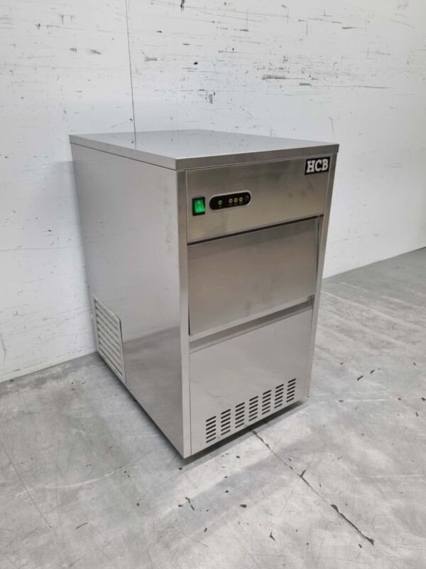 RVS ijsblokjesmachine ijsklontjesmachine 30 kg p/d 230V Horeca - Afbeelding 2