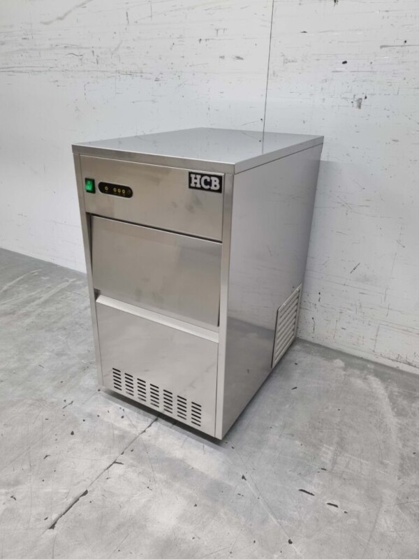 RVS ijsblokjesmachine ijsklontjesmachine 30 kg p/d 230V Horeca - Afbeelding 3