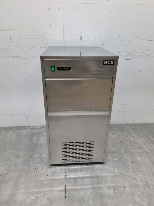 RVS ijsblokjesmachine ijsklontjesmachine 60 kg p/d 230V Horeca