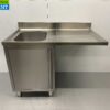 RVS HCB Spoeltafel Spoelbak klapdeur 120 cm Horeca