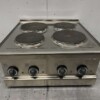 RVS Metos Elektrisch fornuis kookplaat 4 pitten 400V 60 cm Horeca
