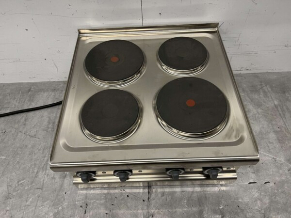 RVS Metos Elektrisch fornuis kookplaat 4 pitten 400V 60 cm Horeca - Afbeelding 2