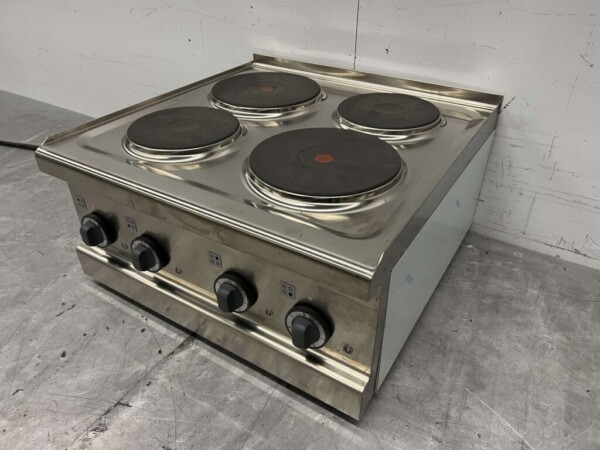 RVS Metos Elektrisch fornuis kookplaat 4 pitten 400V 60 cm Horeca - Afbeelding 3