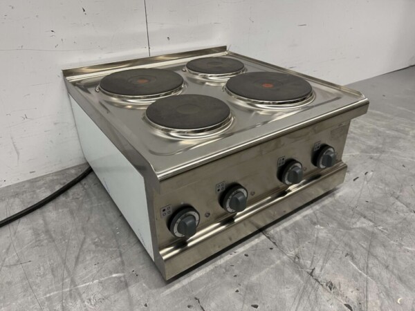 RVS Metos Elektrisch fornuis kookplaat 4 pitten 400V 60 cm Horeca - Afbeelding 4