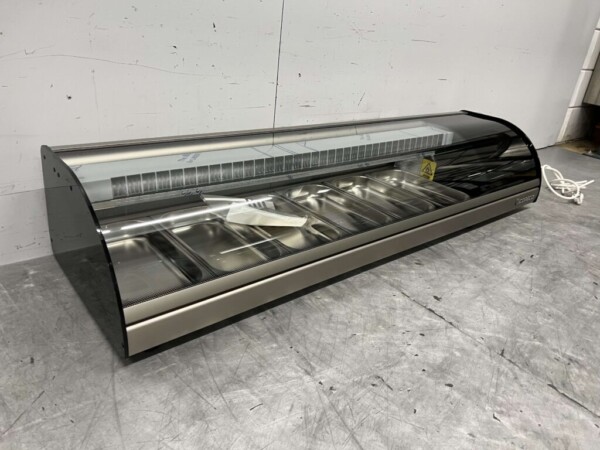 Coreco Sushivitrine Opzet koelvitrine 6 x 1/3 GN 140 cm 230V Horeca - Afbeelding 3