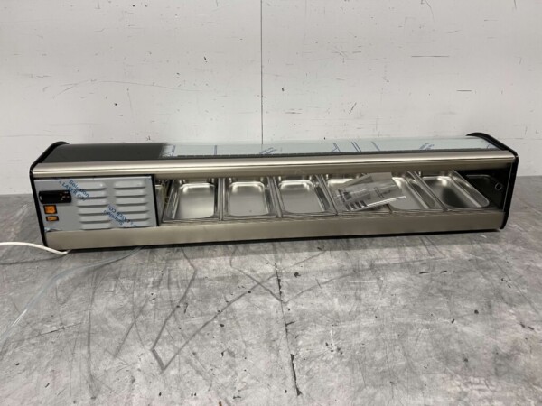 Coreco Sushivitrine Opzet koelvitrine 6 x 1/3 GN 140 cm 230V Horeca - Afbeelding 4