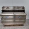 RVS Perfecta Vis-Eco bakwand friteuse frituur 2 pannen GAS 206 cm Horeca