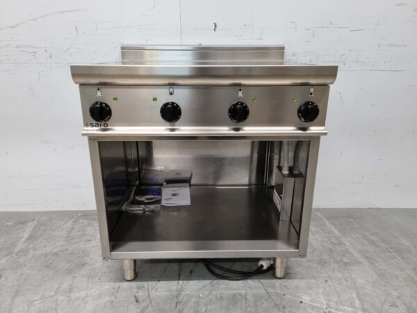 RVS Saro Keramisch fornuis kookplaat 4 pitten 400V 80 cm Horeca - Afbeelding 5