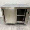 Saro RVS Warmhoudkast Wandkast Bordenwarmhoudkast 2 schuifdeuren 100 cm Horeca - Afbeelding 4