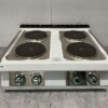 RVS RM Gastro Elektrisch fornuis kookplaat 4 pitten 400V 80 cm Horeca