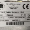 RVS RM Gastro Elektrisch fornuis kookplaat 4 pitten 400V 80 cm Horeca - Afbeelding 5