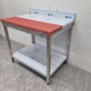 RVS Polyethylene PE Snijtafel Werktafel 100 cm Horeca Slagerij - Afbeelding 2