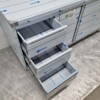 RVS Werkkast Kast Werktafel 2 klapdeuren en 3 laden en afvalbak 180 cm Horeca - Afbeelding 6
