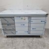 RVS Werkkast Kast Werktafel 2 klapdeuren en 3 laden 140 cm Horeca