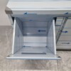 RVS Werkkast Kast Werktafel, klapdeur, 3 laden en afvalbak 140 cm Horeca - Afbeelding 6