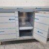 RVS Werkkast Kast Werktafel, klapdeur, 3 laden en afvalbak 140 cm Horeca - Afbeelding 7
